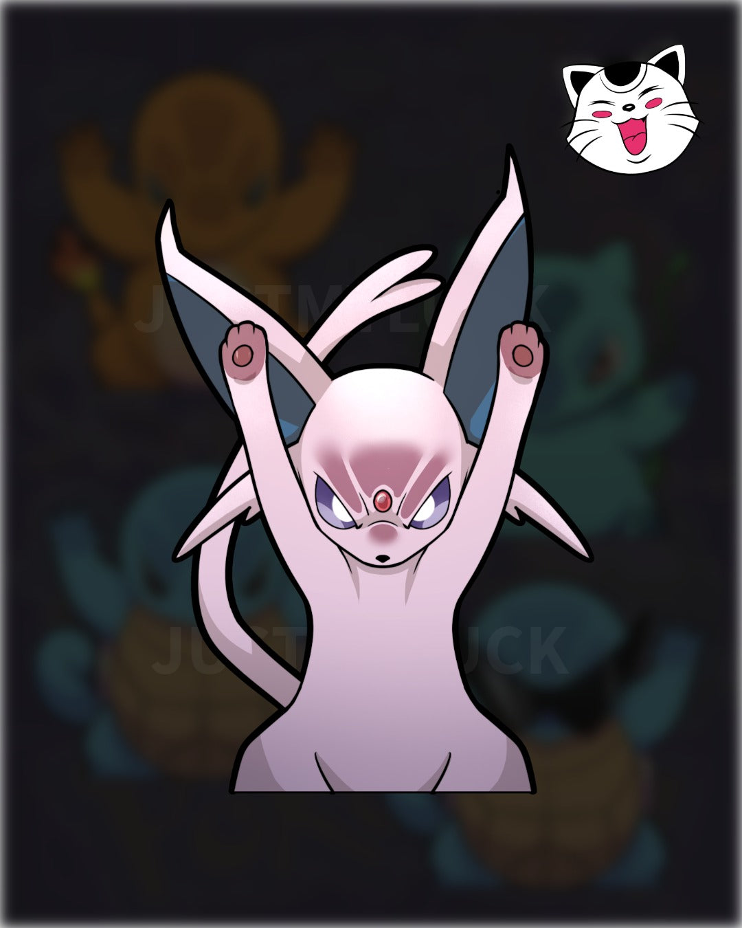 P E Psychic Mad Sticker