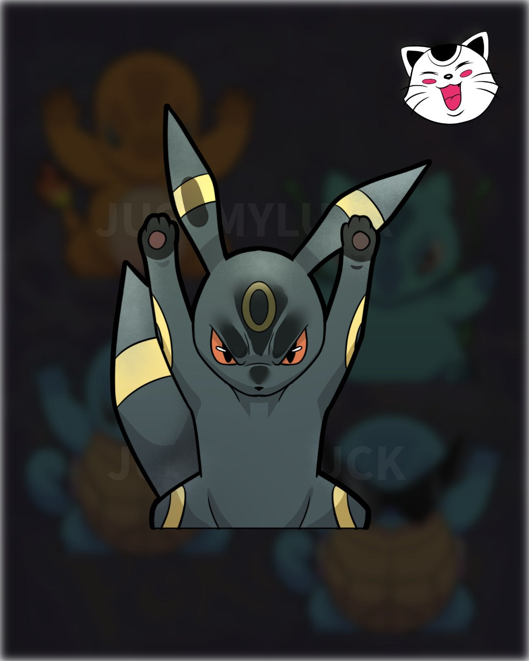 P E Dark Mad Sticker