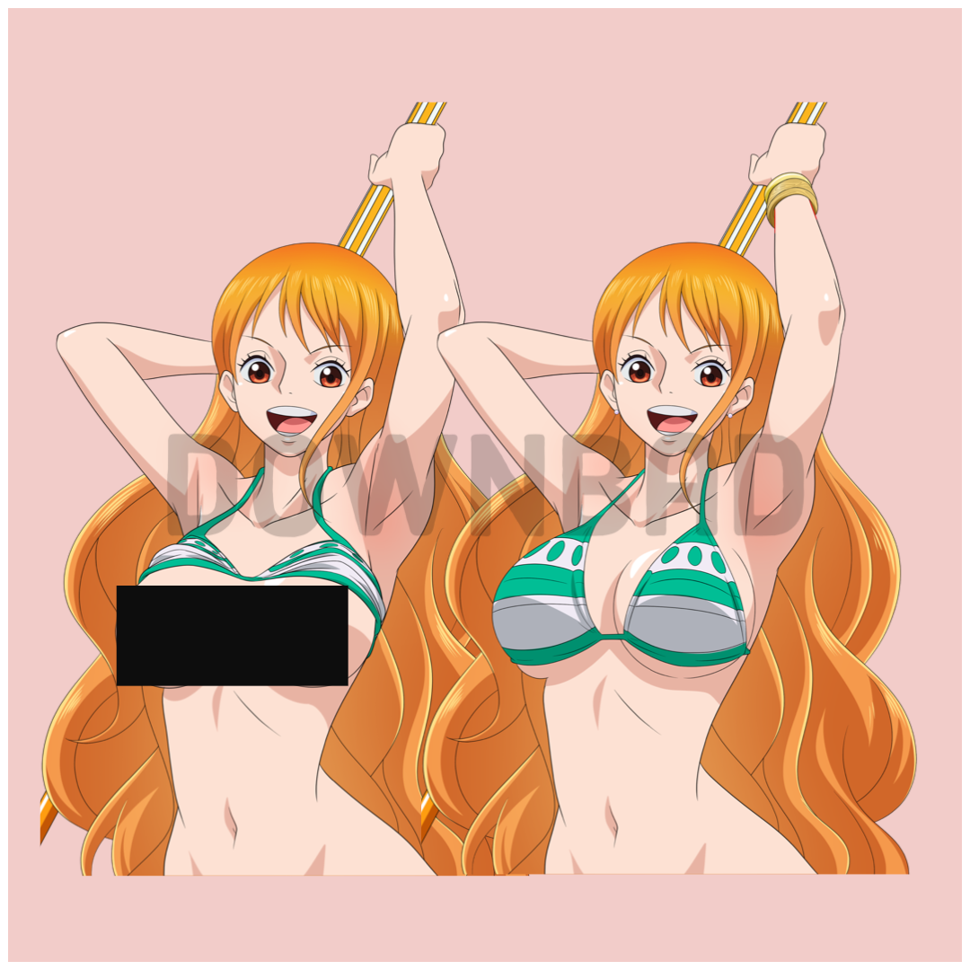 OP Orange Hair V1 Sticker