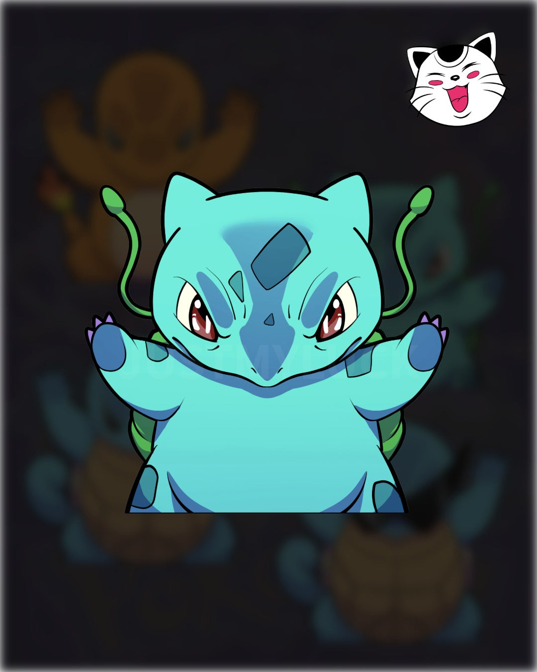 P Grass Mad Sticker