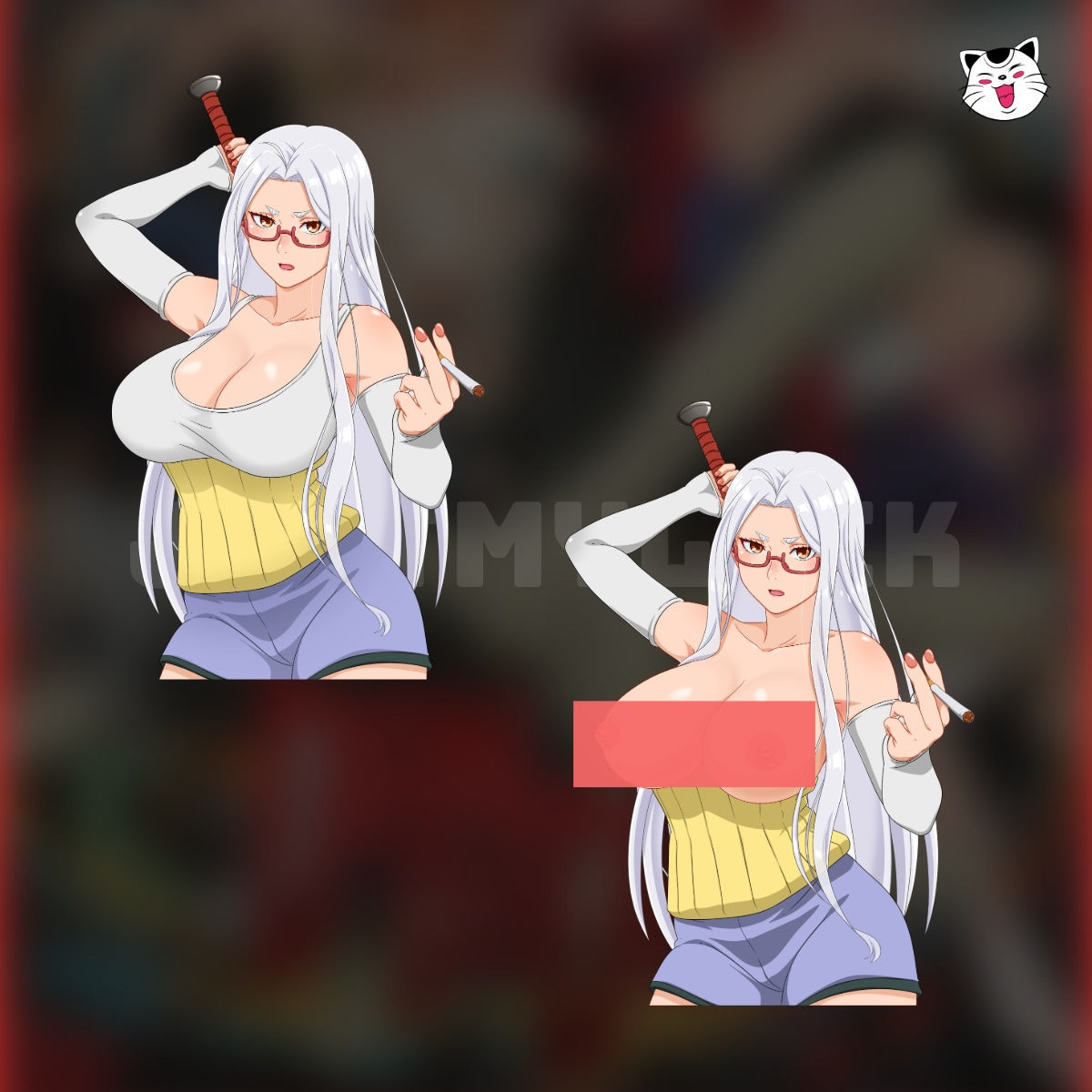 DDaD Hot Granny Hair Down Sticker