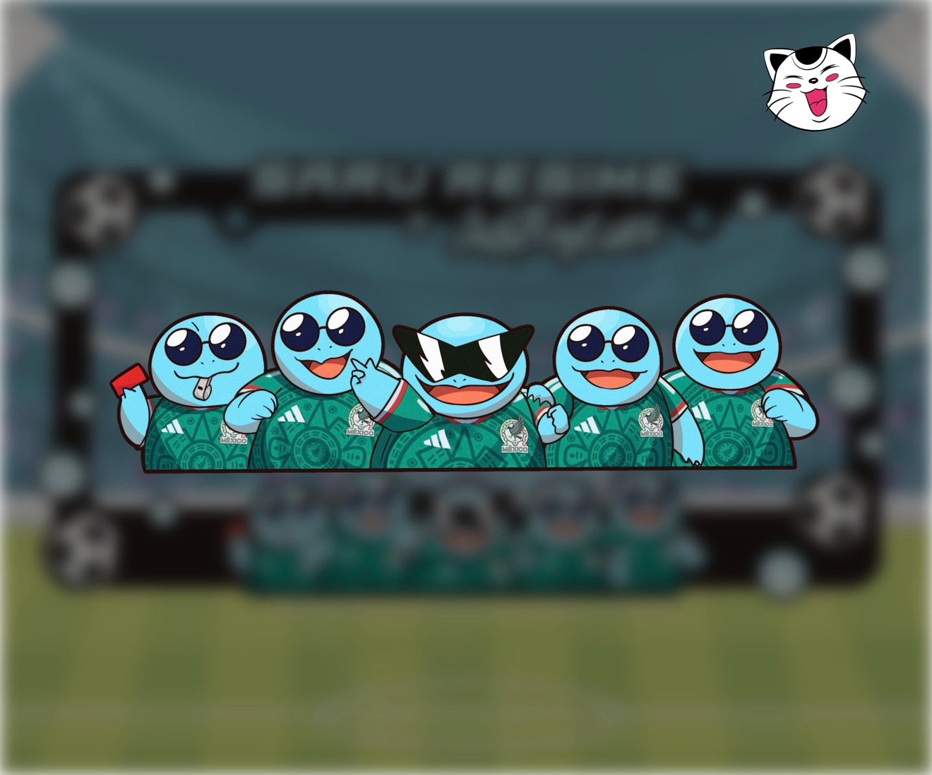 P SSquad MEXICO Horizontal Sticker