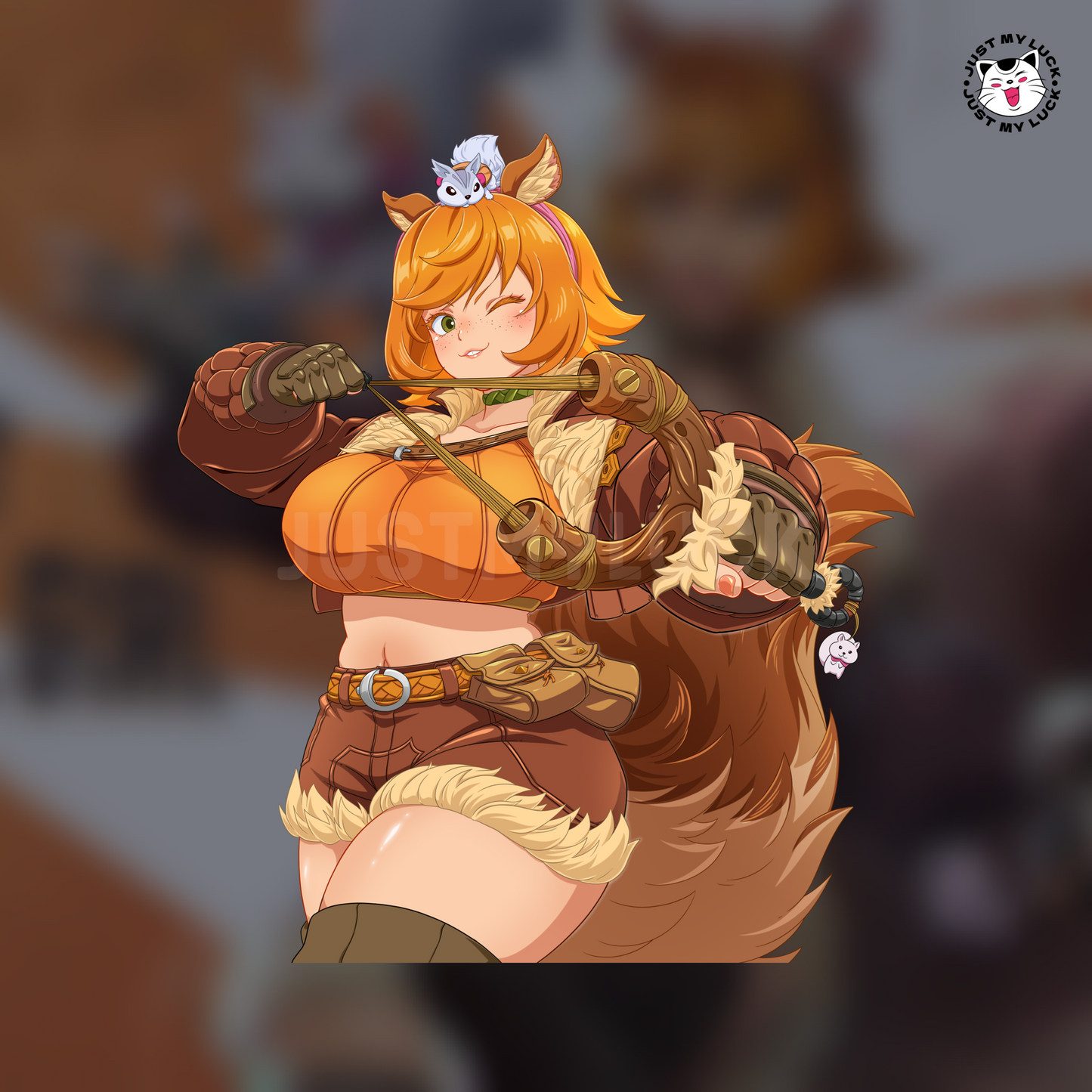 MRivals Squirrel G Sticker