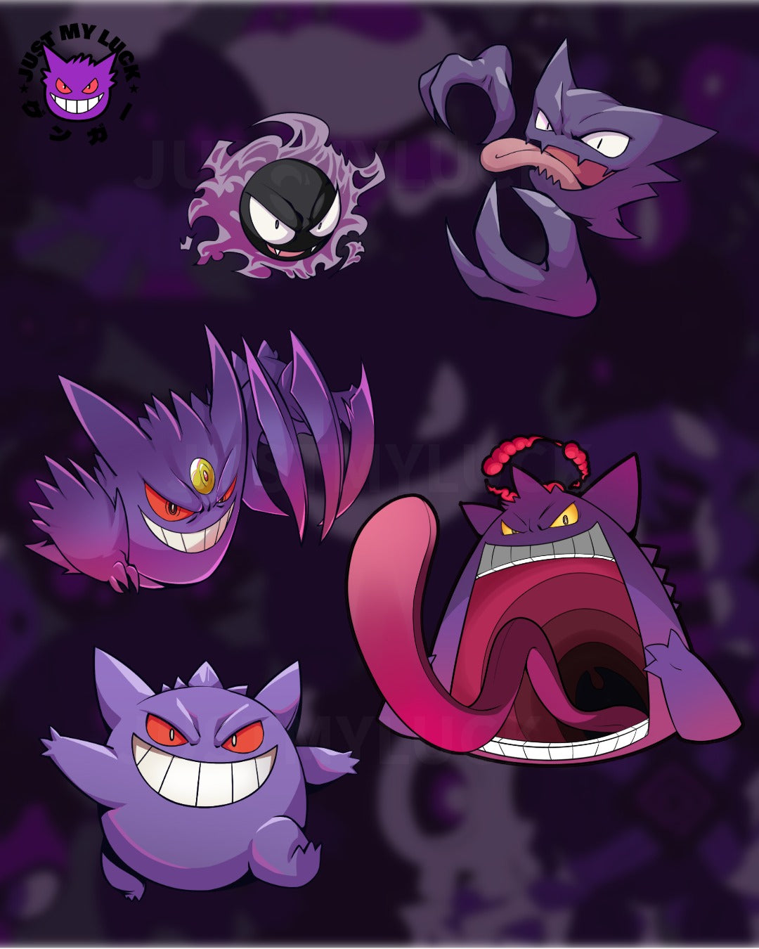 P Ghost Evo INDIVIDUALS Stickers