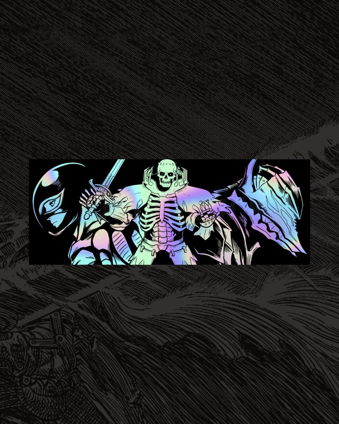BK SKing HOLO Slap Sticker