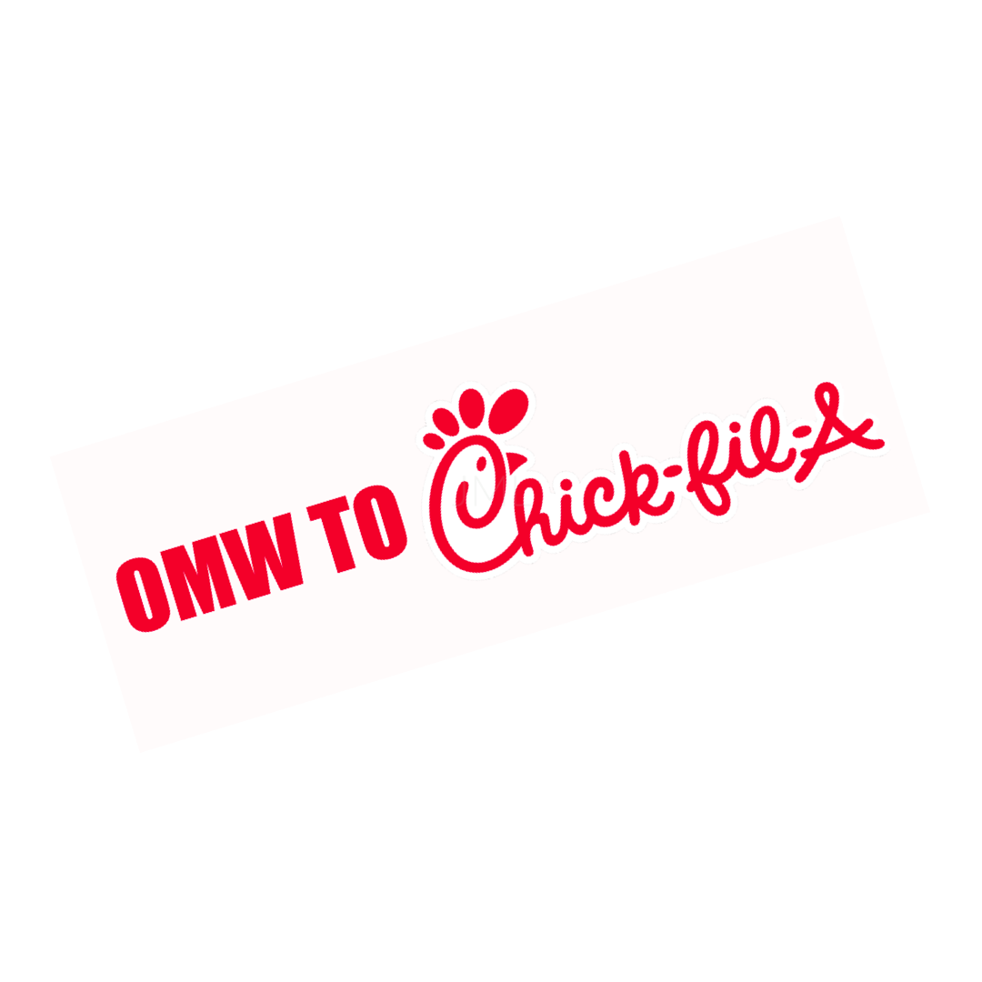 OMW TO CFA SLAP Sticker