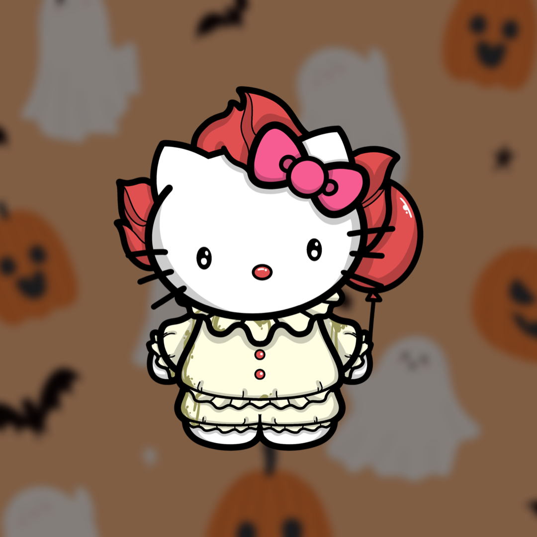 HW HK Pennywise Sticker