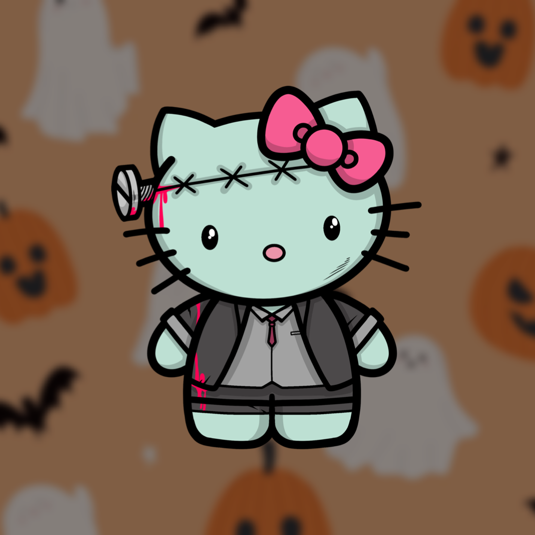 HW HK Frankenstien Sticker