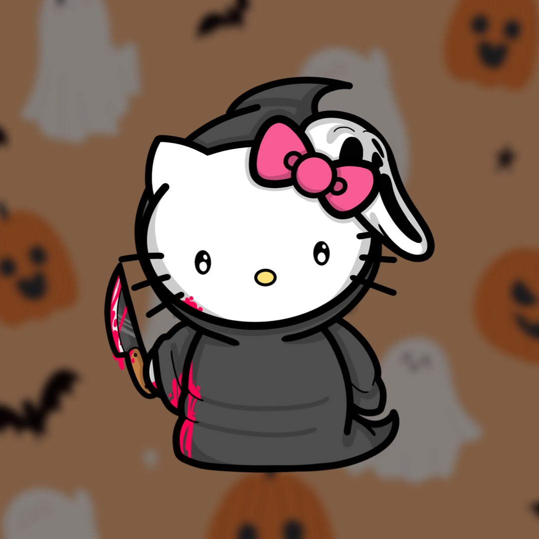 HW HK Scream Sticker