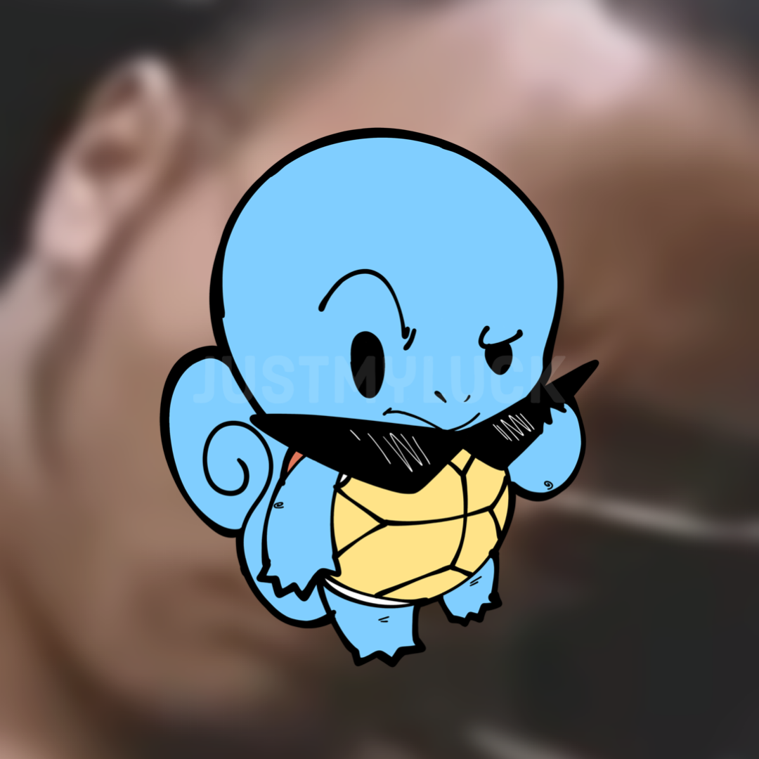P Squirt Eyebrow Sticker