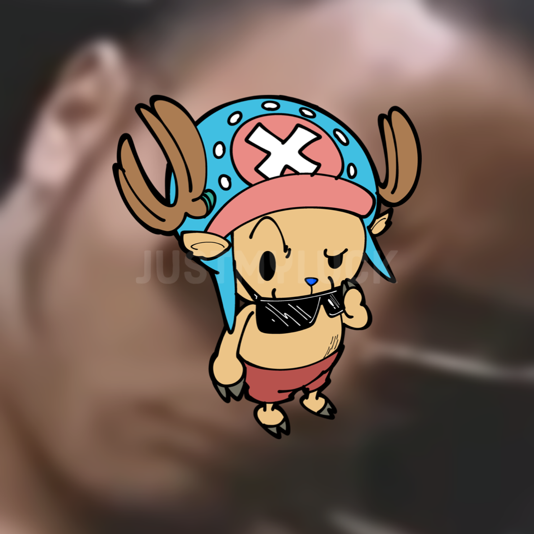 OP Chop Eyebrow Sticker