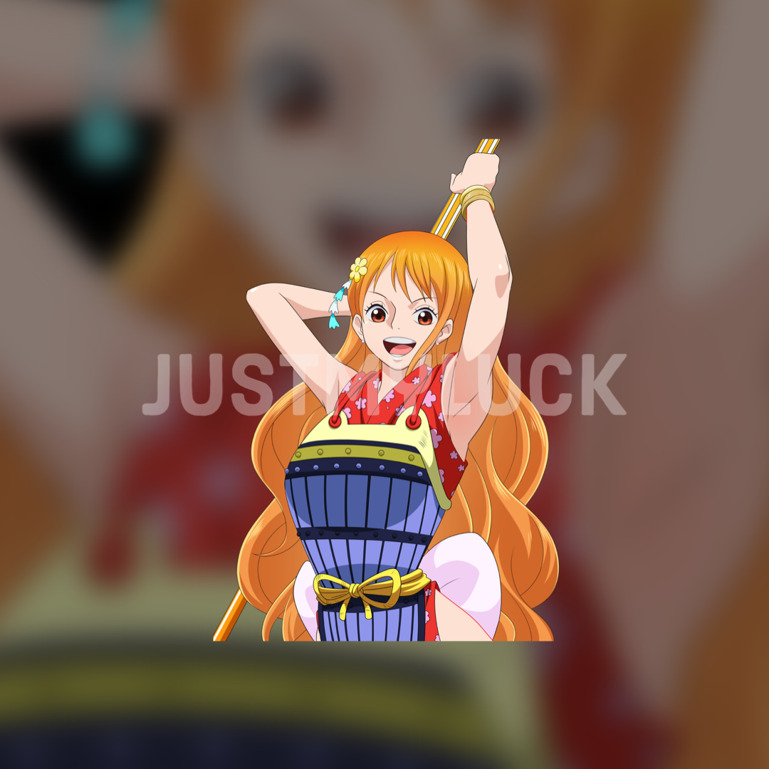 OP Orange Hair V2 Sticker
