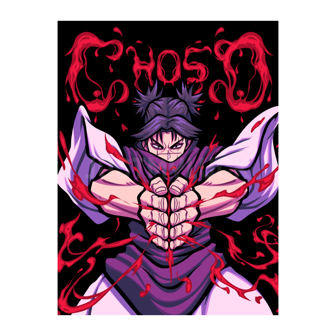 JJK Blood Flag V3 (PREORDER)