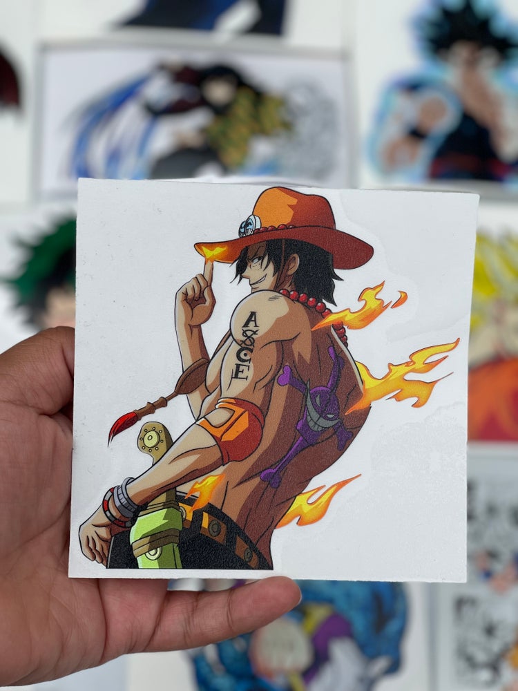 OP A Fire Sticker