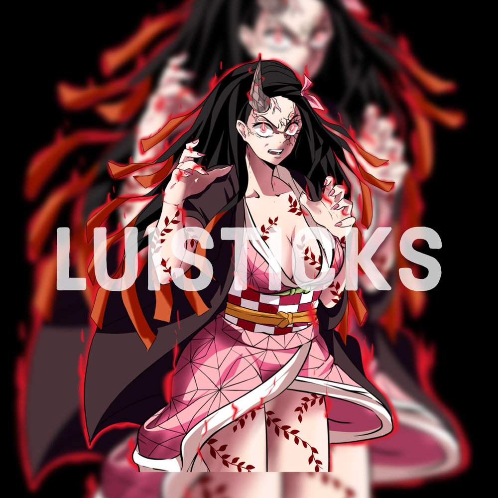 DS Demon Girl Sticker