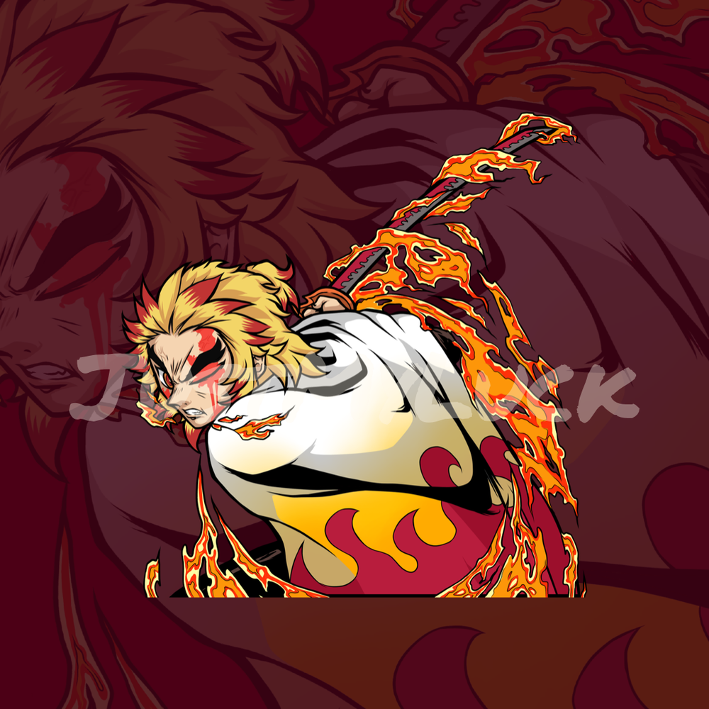 DS Final Fire Sticker
