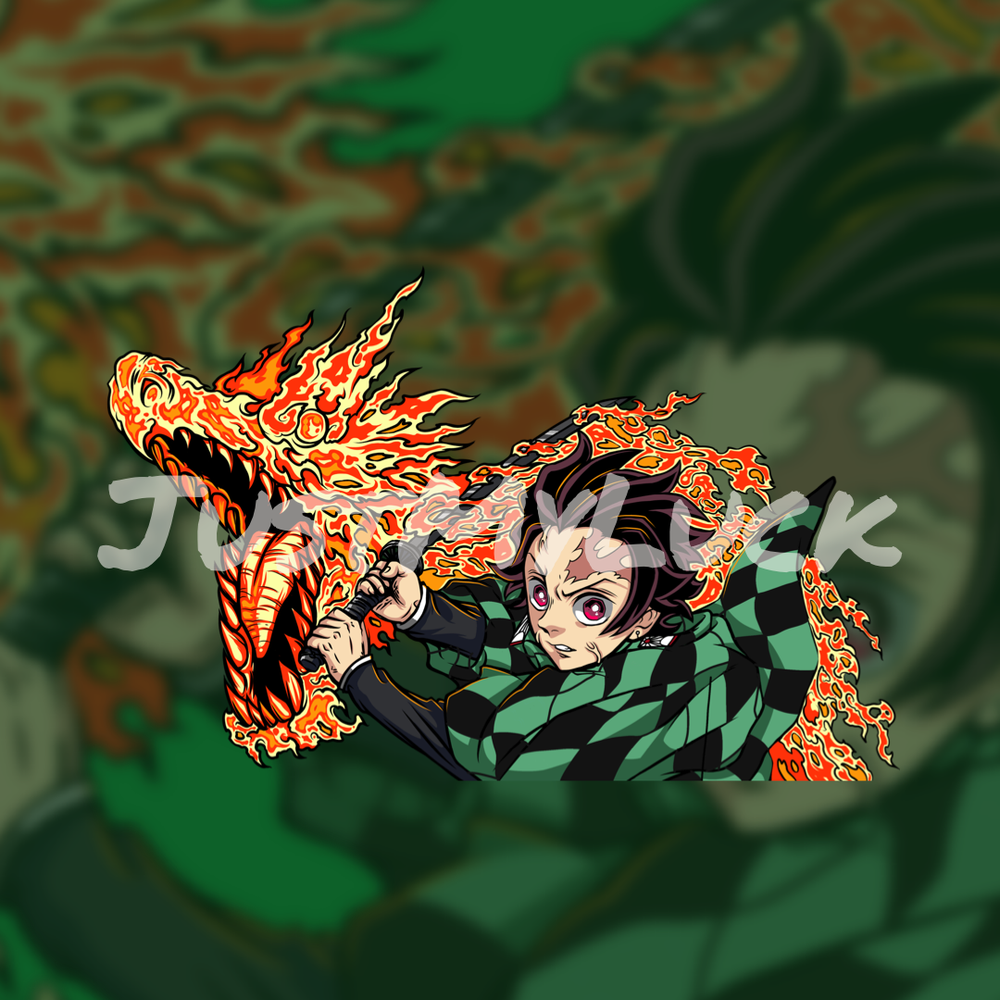 DS Fire Boi Dragon Sticker
