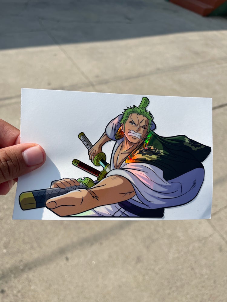 OP Green Swordsman Sticker