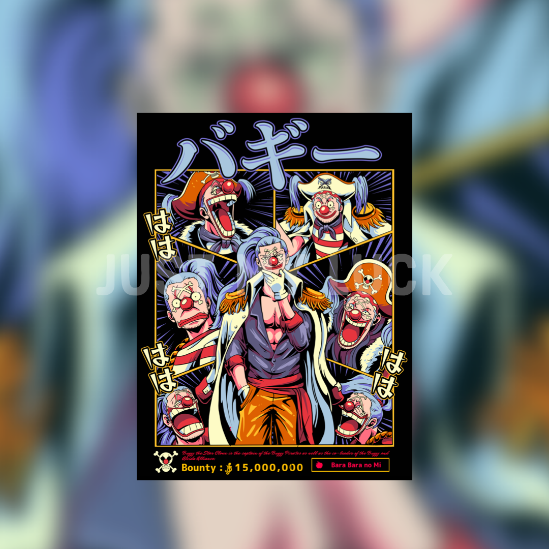 OP SLAP B Clown Sticker