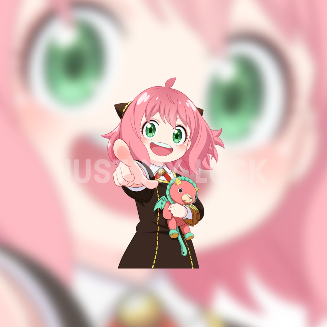 SF Pink Hair Sticker