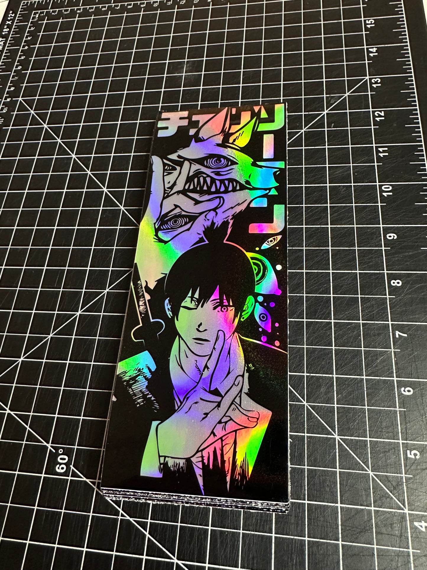 CS Kon Vertical HOLO Slap Sticker