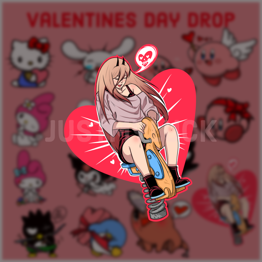 VDay PWR Sticker
