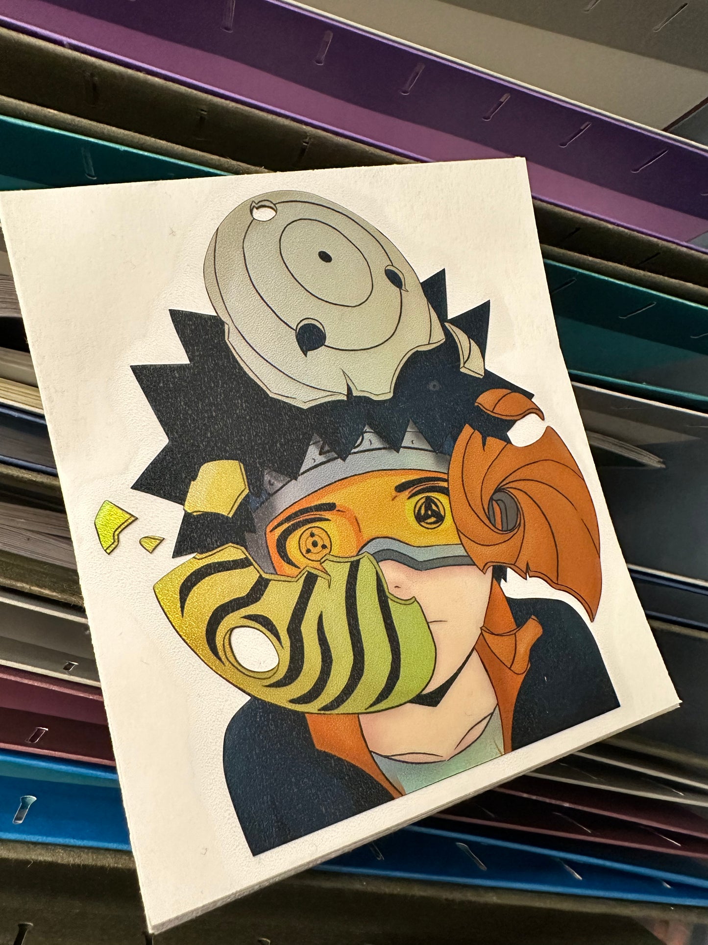 N Broken Mask Sticker