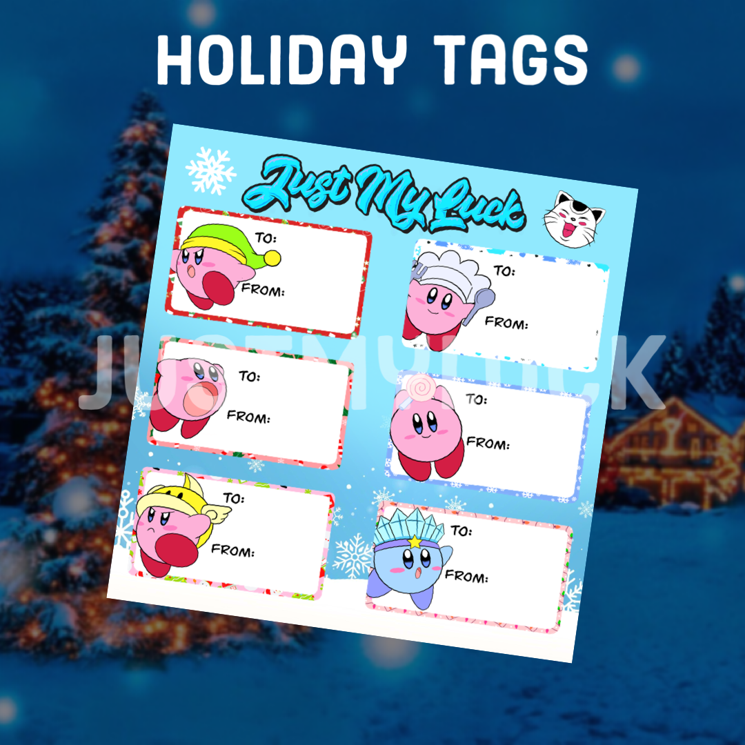 K Gift Tags Sticker