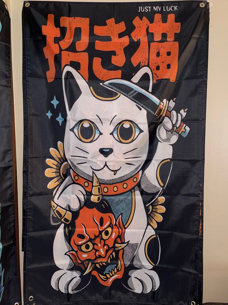 Lucky Cat Flag (PREORDER)