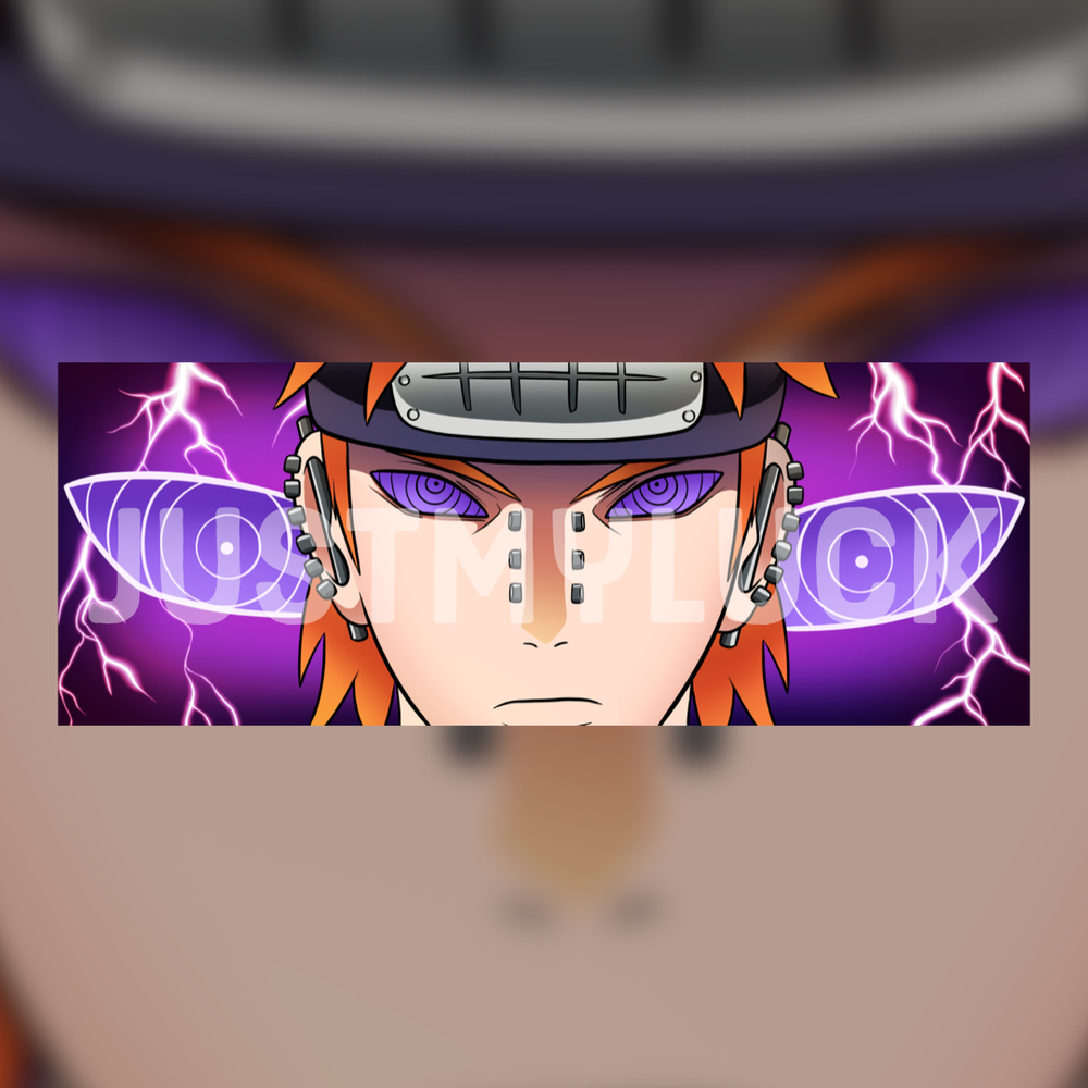 N Purple Eyes Sticker