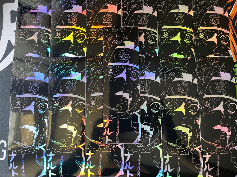 N Split HOLO Slap Sticker