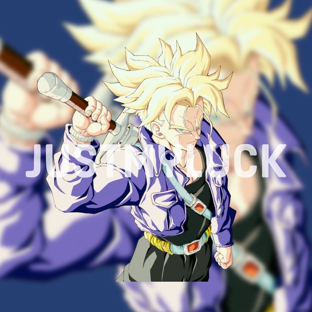 DB Super Purple Yellow Sticker