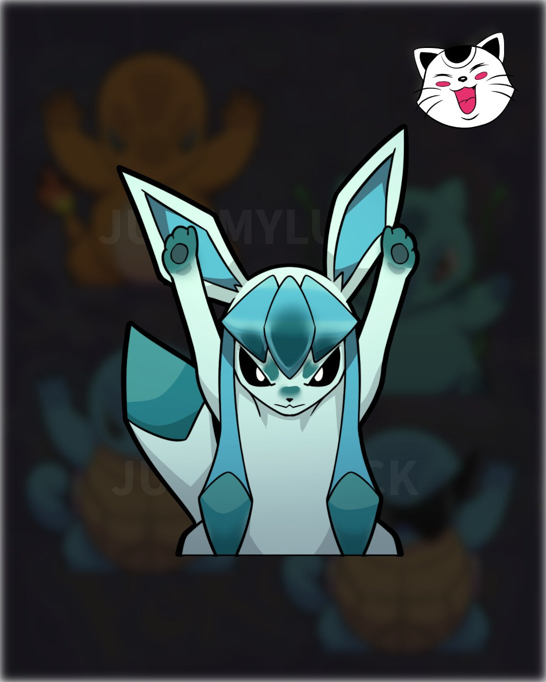 P E Ice Mad Sticker