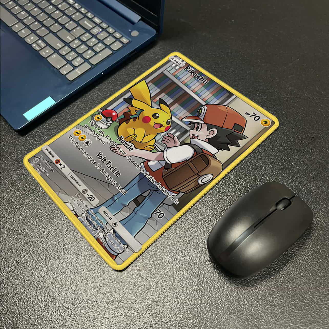 PK CHU w RED FA Mousepad