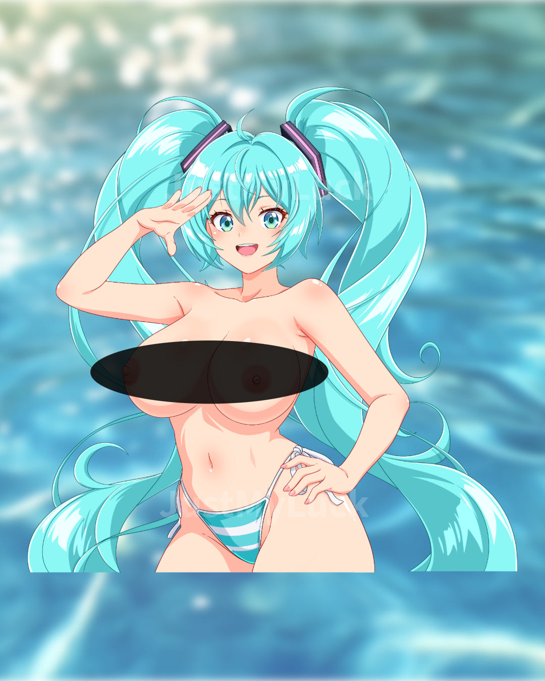MKU Swimsuit Sticker