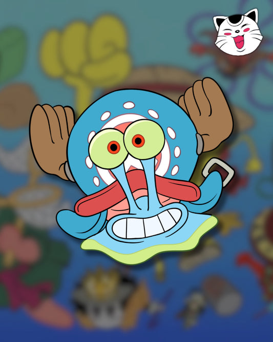 SB x OP GRY CHPR Sticker