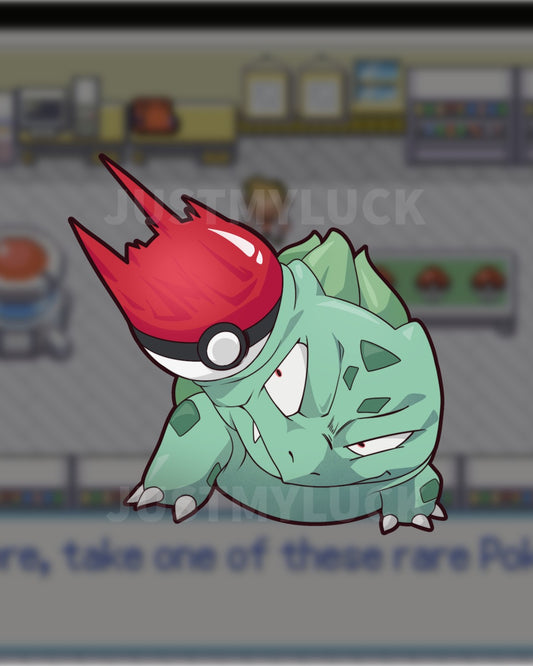 P Grass Starter Hit Sticker