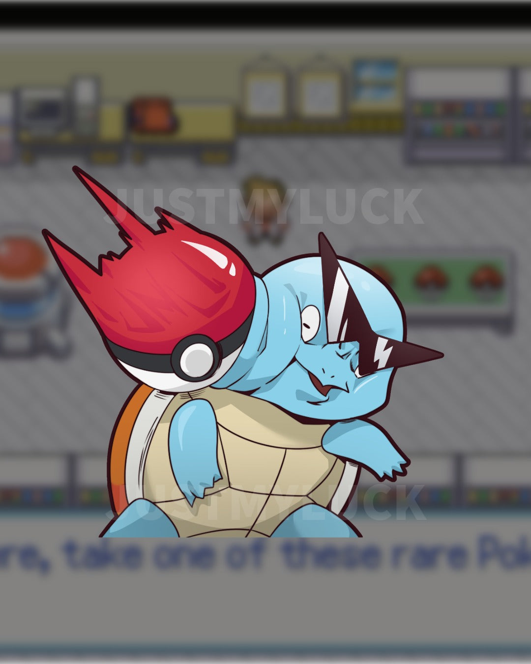 P Water Starter Hit Sticker