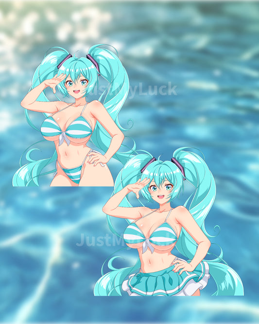 MKU Swimsuit Sticker
