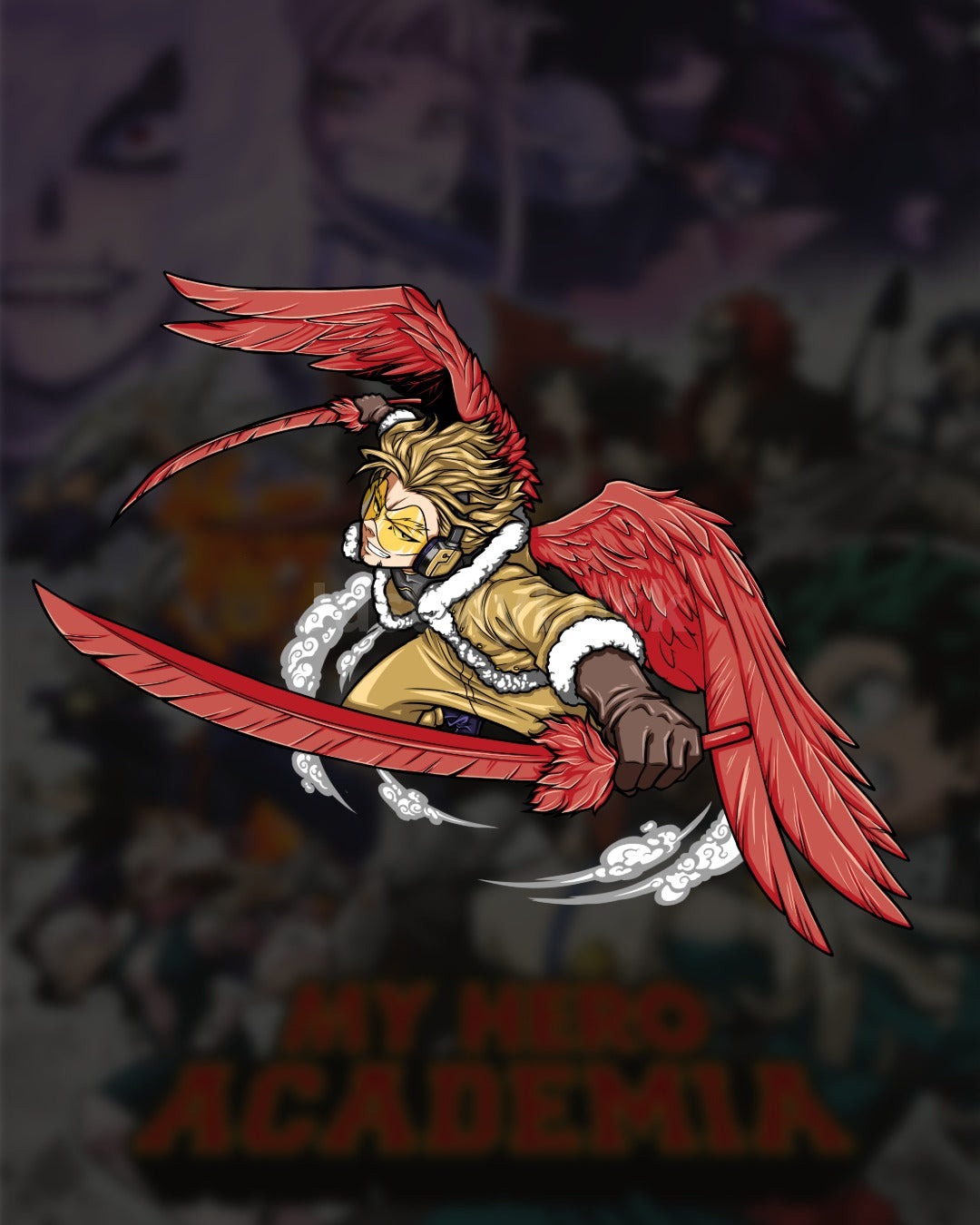 MH HWKS Sticker