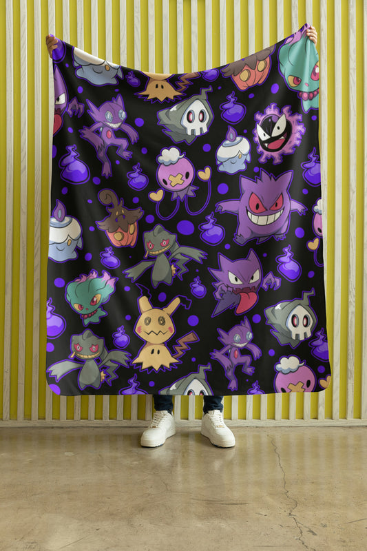 P Ghost Type Pattern Blanket (PREORDER)