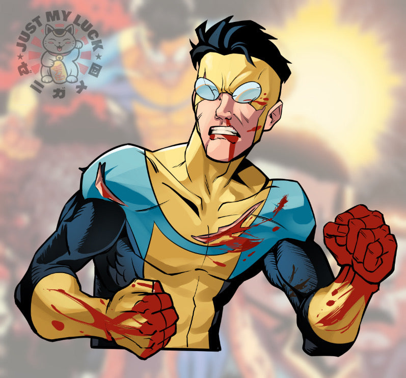 INV INVINB Yellow Suit Sticker