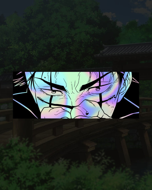 JJK CHSO HOLO Horizontal Slap Sticker