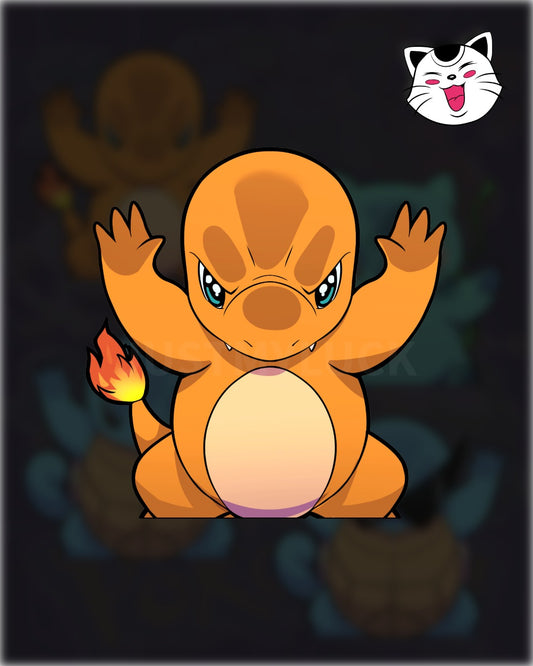 P Fire Starter Mad V1 Squished Sticker