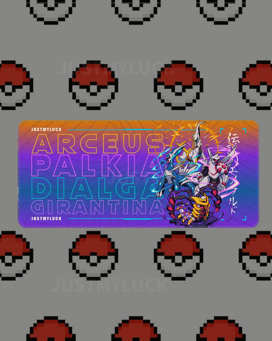 P Legendary Platinum Deskmat