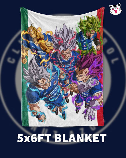 DB GOATS CRUZ AZUL BLANKET