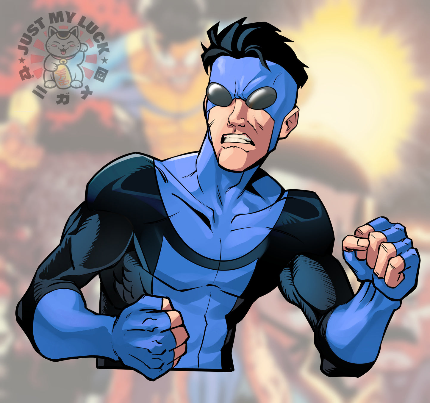 INV INVINB Blue Suit Sticker