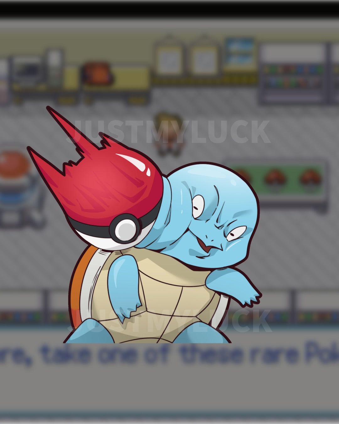 P Water Starter Hit Sticker