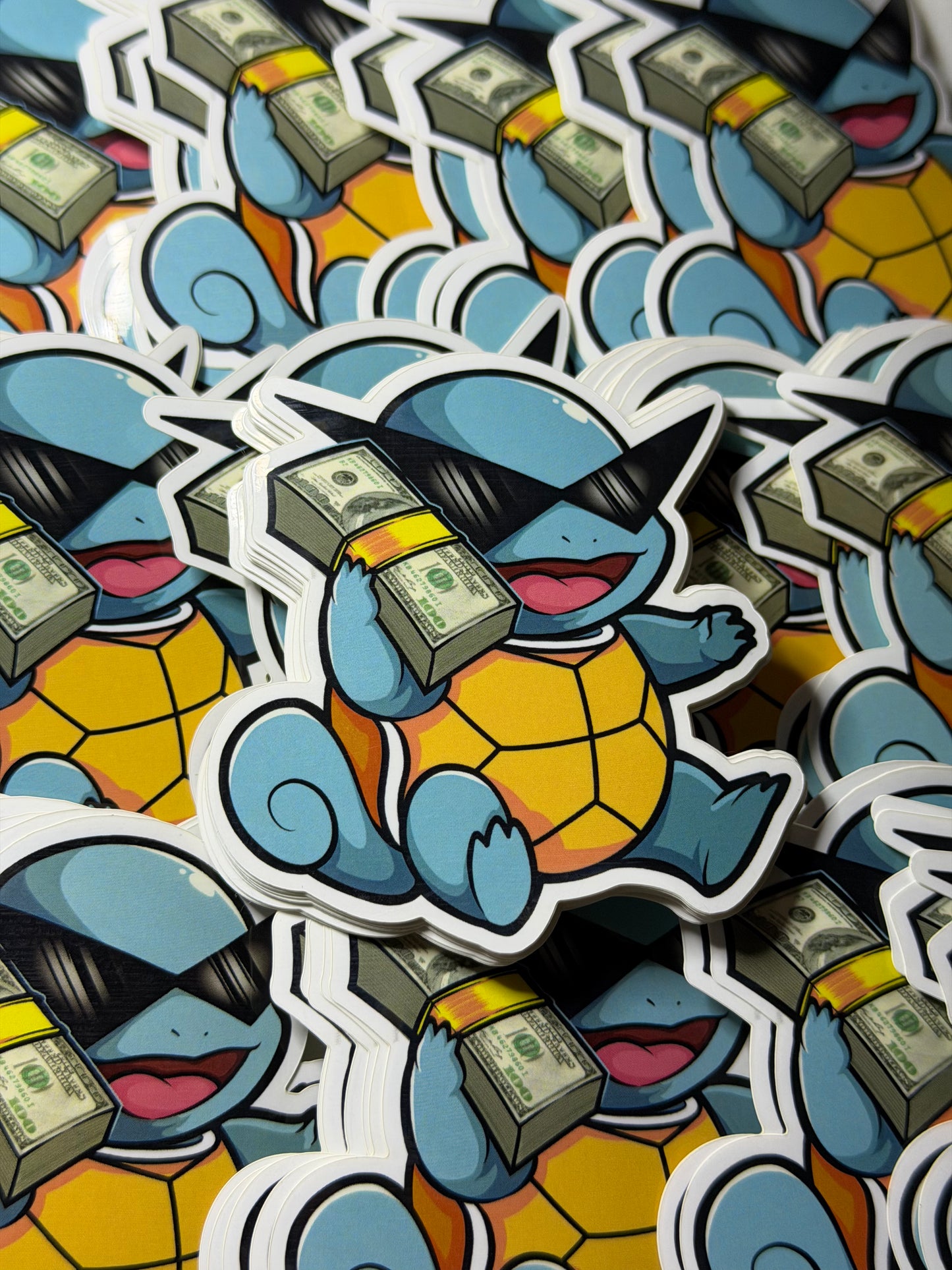 P Money Turtle Mini Sticker