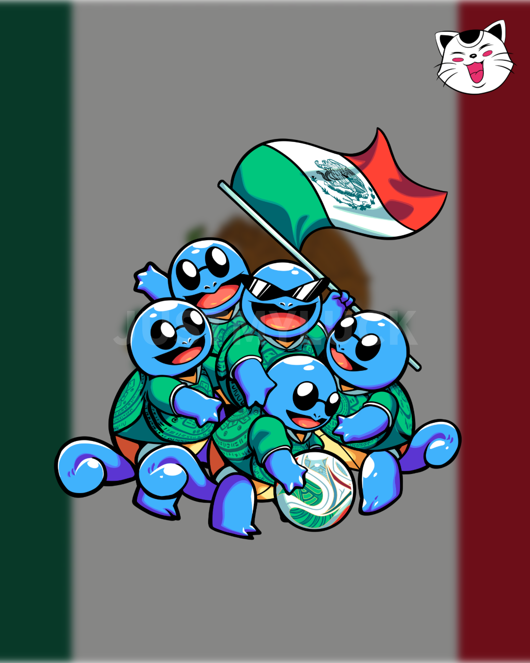 P SSquad MEXICO Sticker